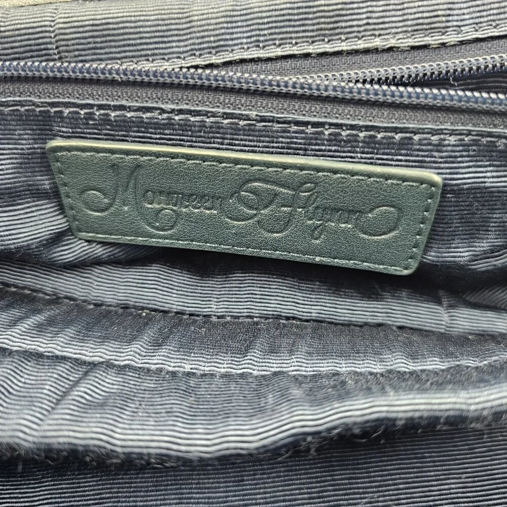 House of Flynn Purse Camera Bag Travel Shoulder Bag Hand Bag Green Velvet LARGE - Picture 12 of 16